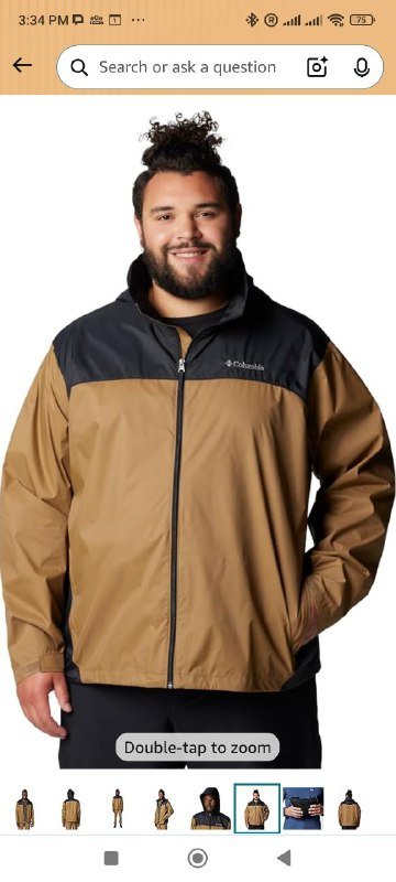 Ветровка Columbia, размер 6XL 2