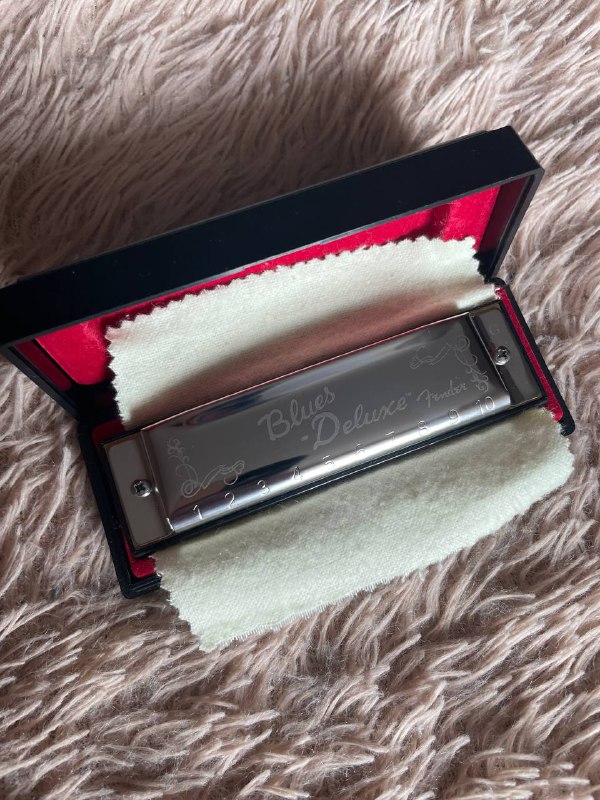 губная гармошка Fender deluxe, Hohner pro sharp, держатель, калимба, варган
