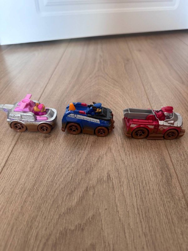 Машинки Щенячий патруль Mattel металлические 3