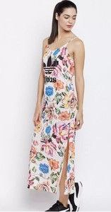 Платье Adidas Originals Floralita, Платье Adidas Originals, Платье-футболка Adidas, Футболка Adidas, Штаны Adidas 3