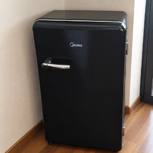 Мини-холодильник Midea ретро
