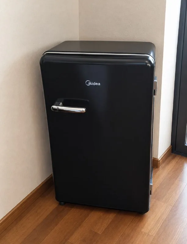 Мини-холодильник Midea ретро 1