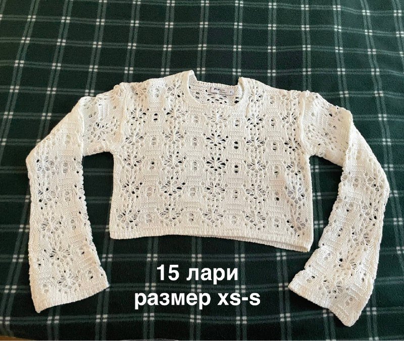 Рубашка в клетку женская, кофта вязаная женская, панама из льна, майка-топ женская 2