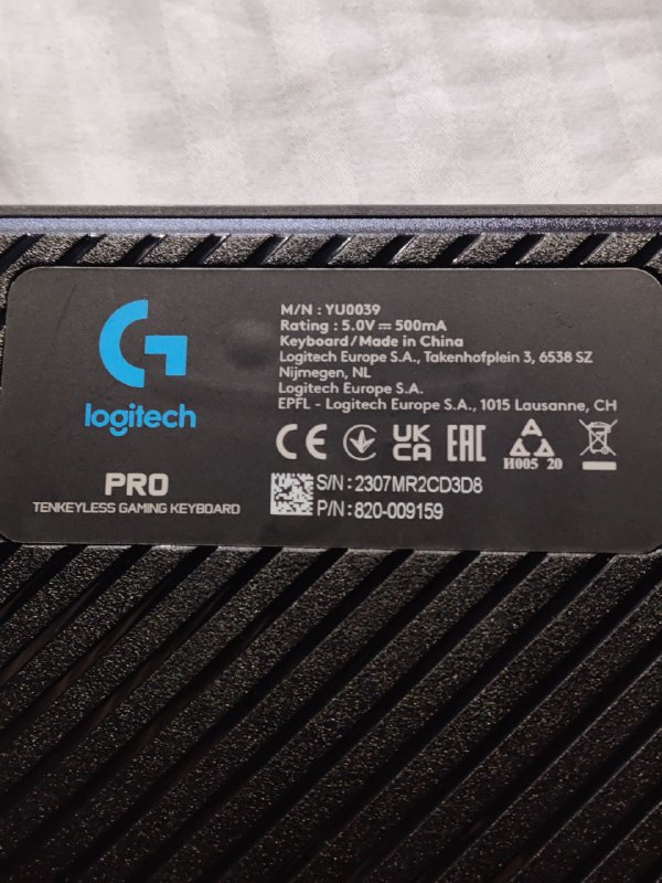 Клавиатура Logitech G PRO Mechanical Gaming 3