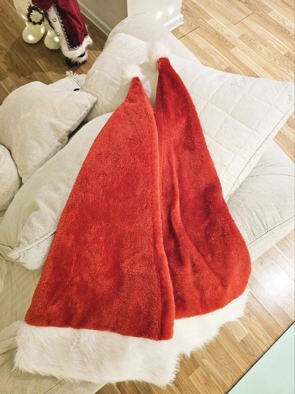 Новогодние фигуры Белый медведь, Санта 6