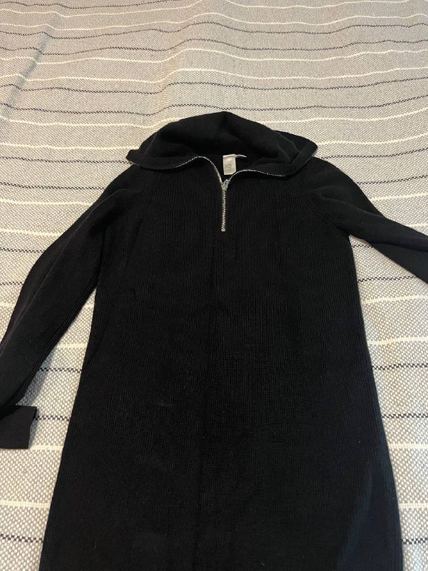 Платье туника, свитер белый, джемпер Massimo Dutti