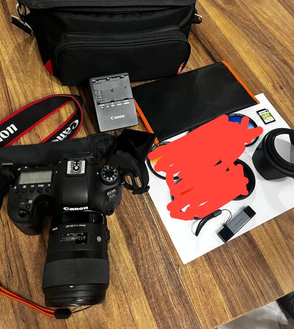 Фотоаппарат Canon EOS 6D Mark ll с объективом Sigma 35mm