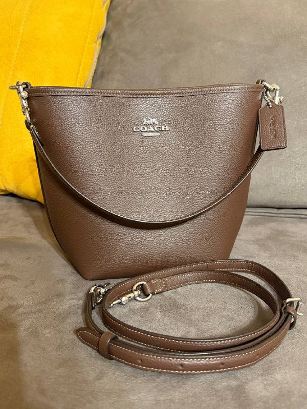 Сумка Coach оригинал коричневая