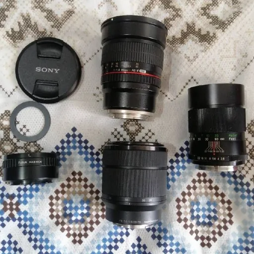 Объективы Sony, Samyang, Vivitar