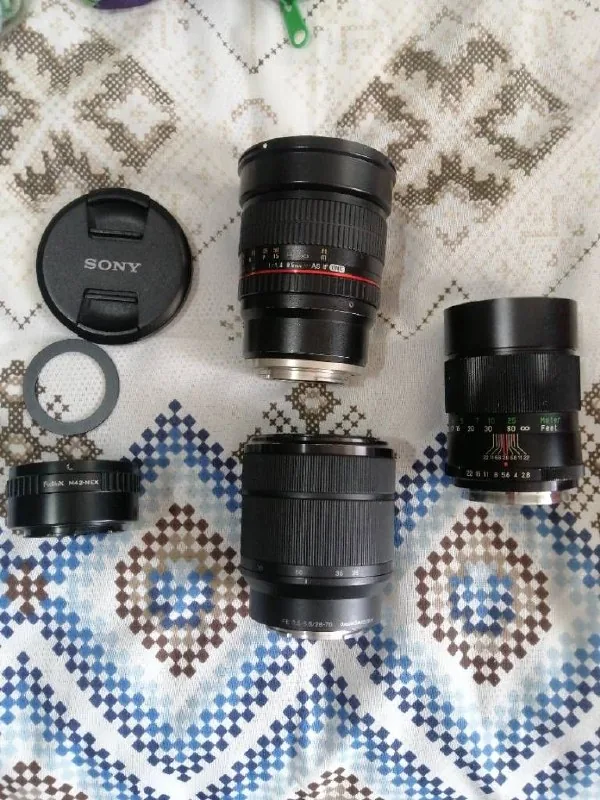 Объективы Sony, Samyang, Vivitar