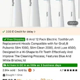 Сменные насадки для электрической зубной щетки Oral-B 1