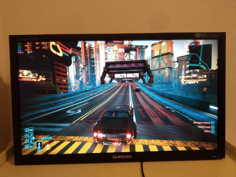 Компьютер системный блок материнская плата Intel i5 HDD монитор 3