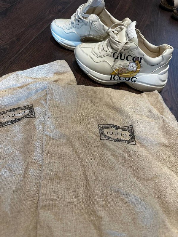 Кроссовки Gucci натуральная кожа 34 размер 3