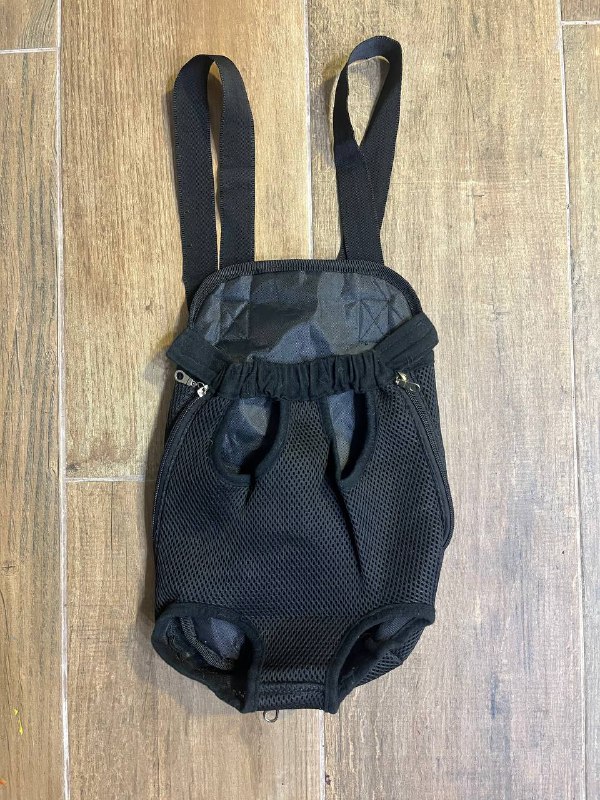 Переноска слинг черная для небольшой собаки или кота 3