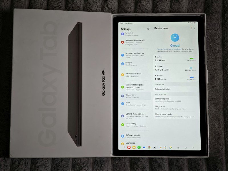 Samsung Galaxy Tab A9+ Plus 4/64gb Wifi 3