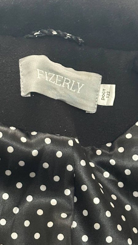 Пальто детское размер 122 шерсть полиэстер 3