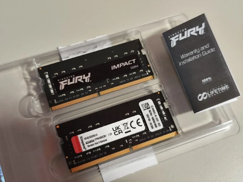 Ноутбучная память Kingston Fury Impact DDR4 2x16 ГБ