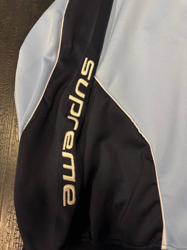 Зипки Supreme x Jordan черный и ретро голубой 3