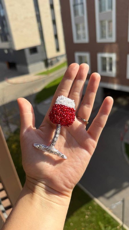 Броши из бисера ручной работы 3