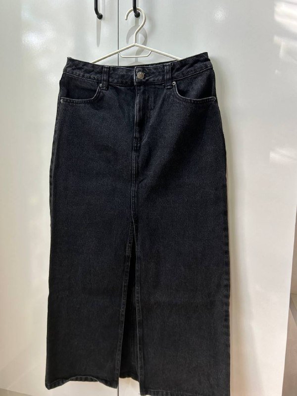 джинсовая юбка чёрная SELA, джинсовая юбка голубая Collusion