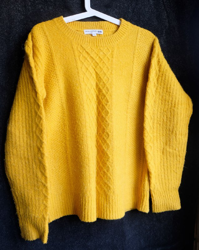 Ines de la Fressange x Uniqlo свитер размер S желтый 2
