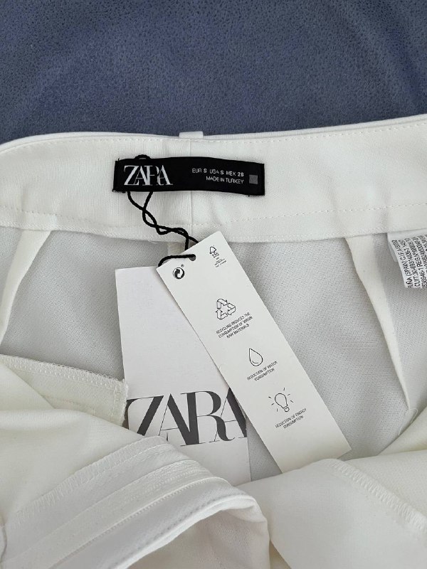 Брюки женские белые новые Zara размер S 5