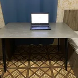 Большой стол из керамогранита 130×80 см 1