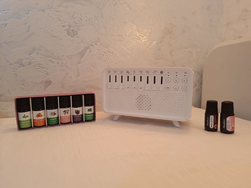 аромадиффузор увлажнитель+лампа с маслами