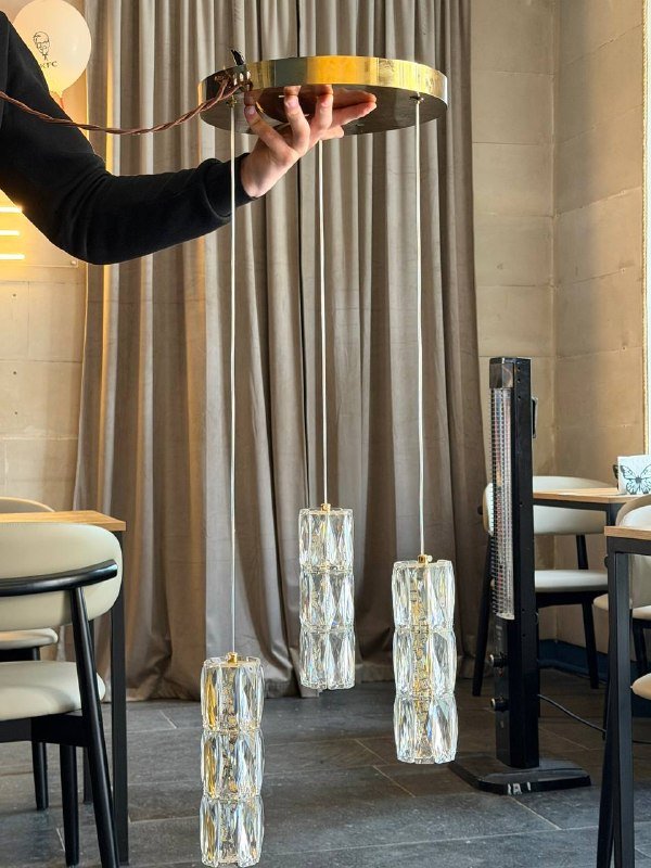 Лампа с тремя режимами света, регулируется длина