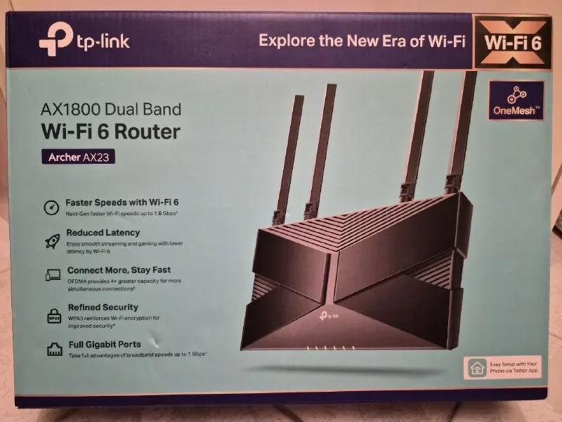 Wi-Fi 6 роутер TP-Link Archer AX23 AX1800