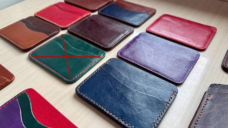 Картхолдеры из натуральной кожи ручной работы 3