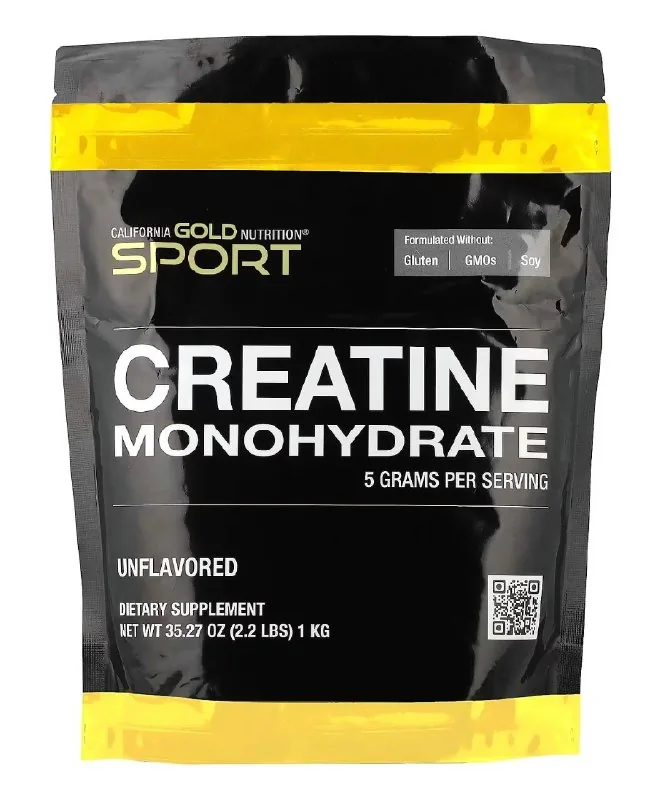 Креатин моногидрат California Gold Nutrition SPORT 1