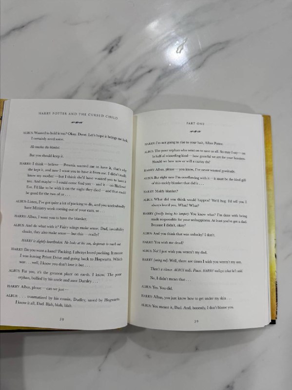 Harry Potter and the Cursed Child в твердой обложке