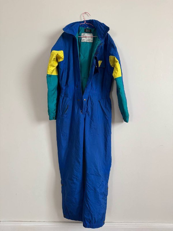 Винтажный лыжный мужской комбинезон