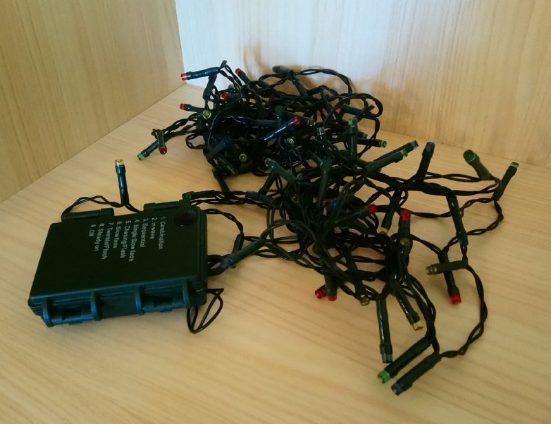 Гирлянда на батарейках около 8 метров