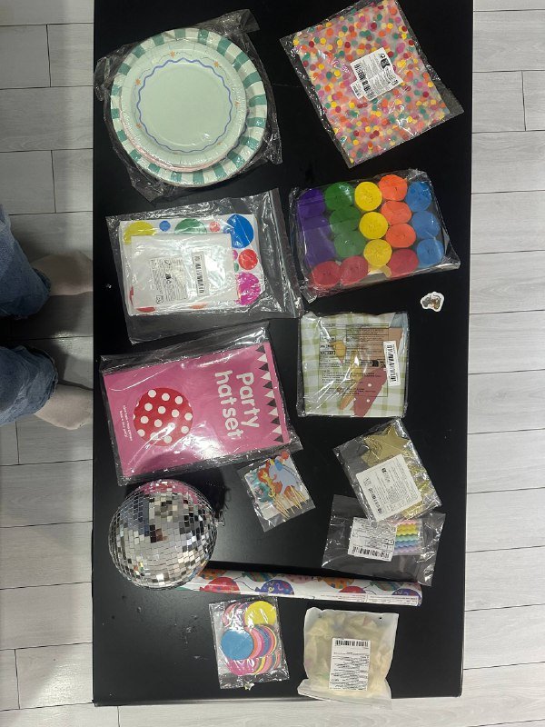 Набор праздничного декора День Рождения, бумажное шоу