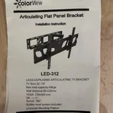 ColorView 50" Smart TV, кронштейн 3