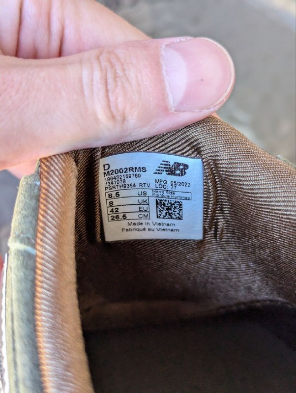Сабо New Balance 2002 Mule, размер 8.5 US 5