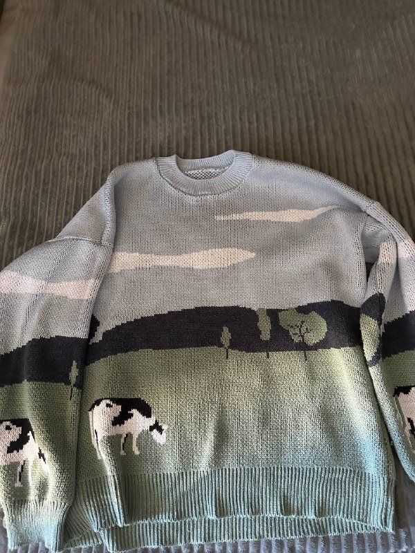 Свитер плотный оверсайз S-M