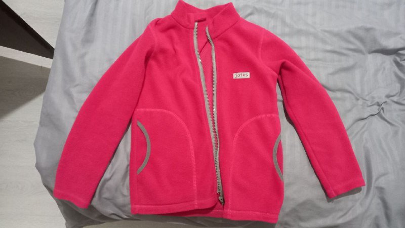 Двусторонняя куртка и кофту для девочки 6-8 лет