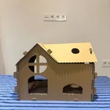 Картонный домик для котика 3
