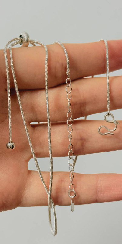 Серебряная цепь с кулоном 925 пробы 5