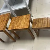 3 деревянных столика ручной работы 3
