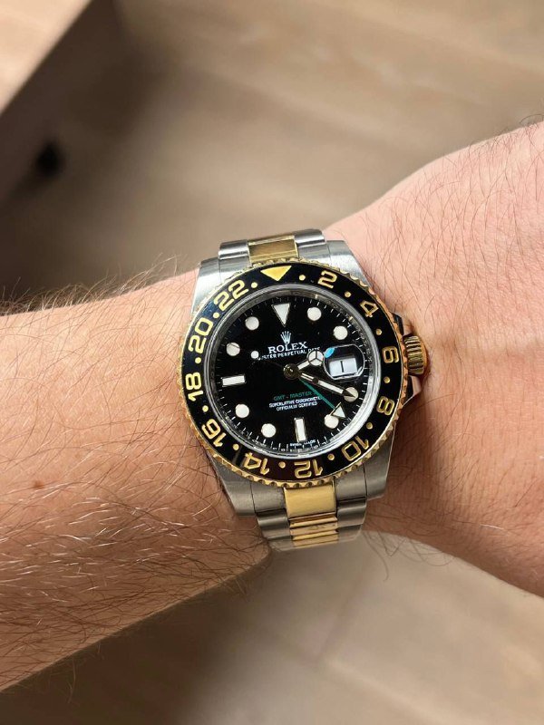 Rolex GMT-Master II часы сталь/золото 2
