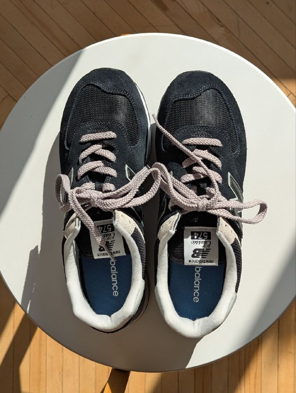 Кроссовки New Balance 574 мужские черные с белым 3