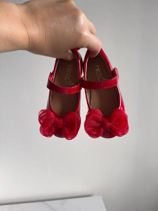 Красные лакированные туфли для девочки 24 размер 3