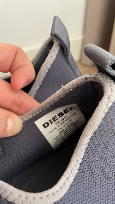 Текстильные летние кроссовки Diesel размер 42 6