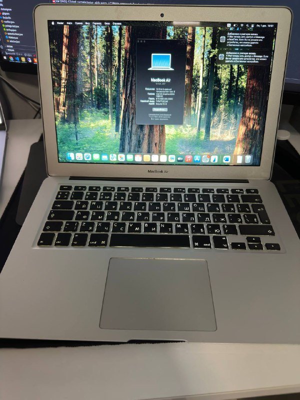 MacBook Air 13” 2017, Intel Core i5, 8GB RAM, SSD 128GB