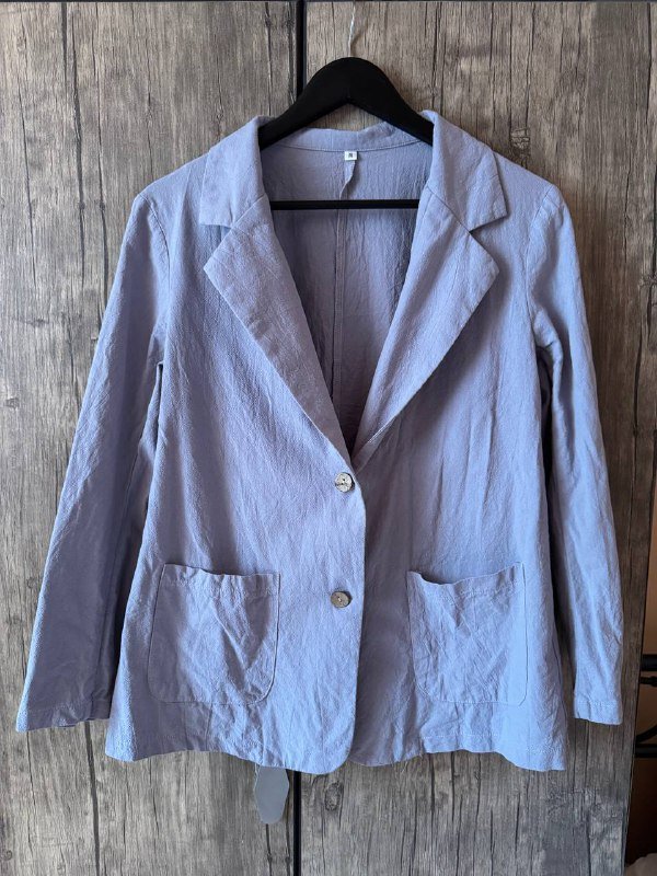 Легкий хлопковый пиджак без подклада