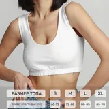 Топ для кормящих, хлопок, коралловый, XL 2